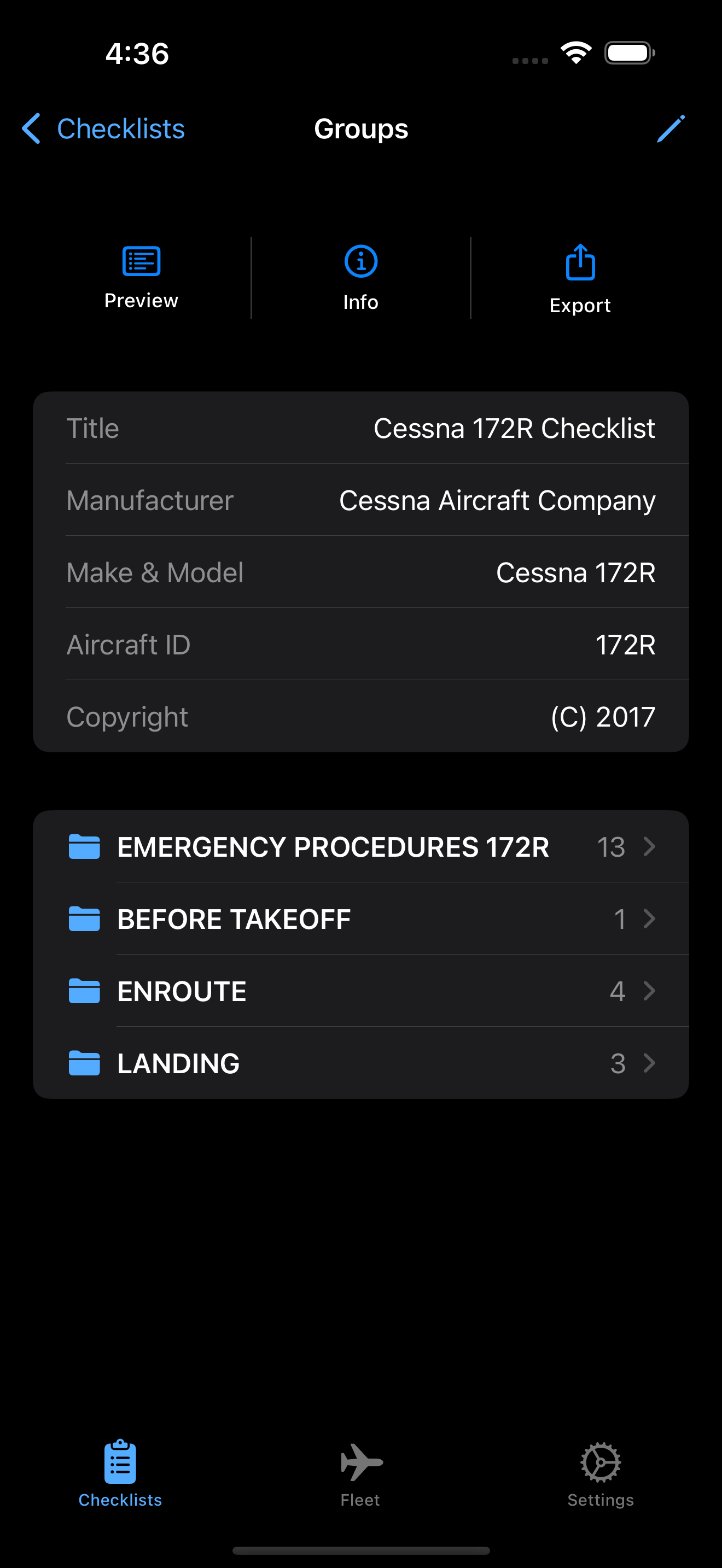 अपनी चेकलिस्ट व्यवस्थित करें