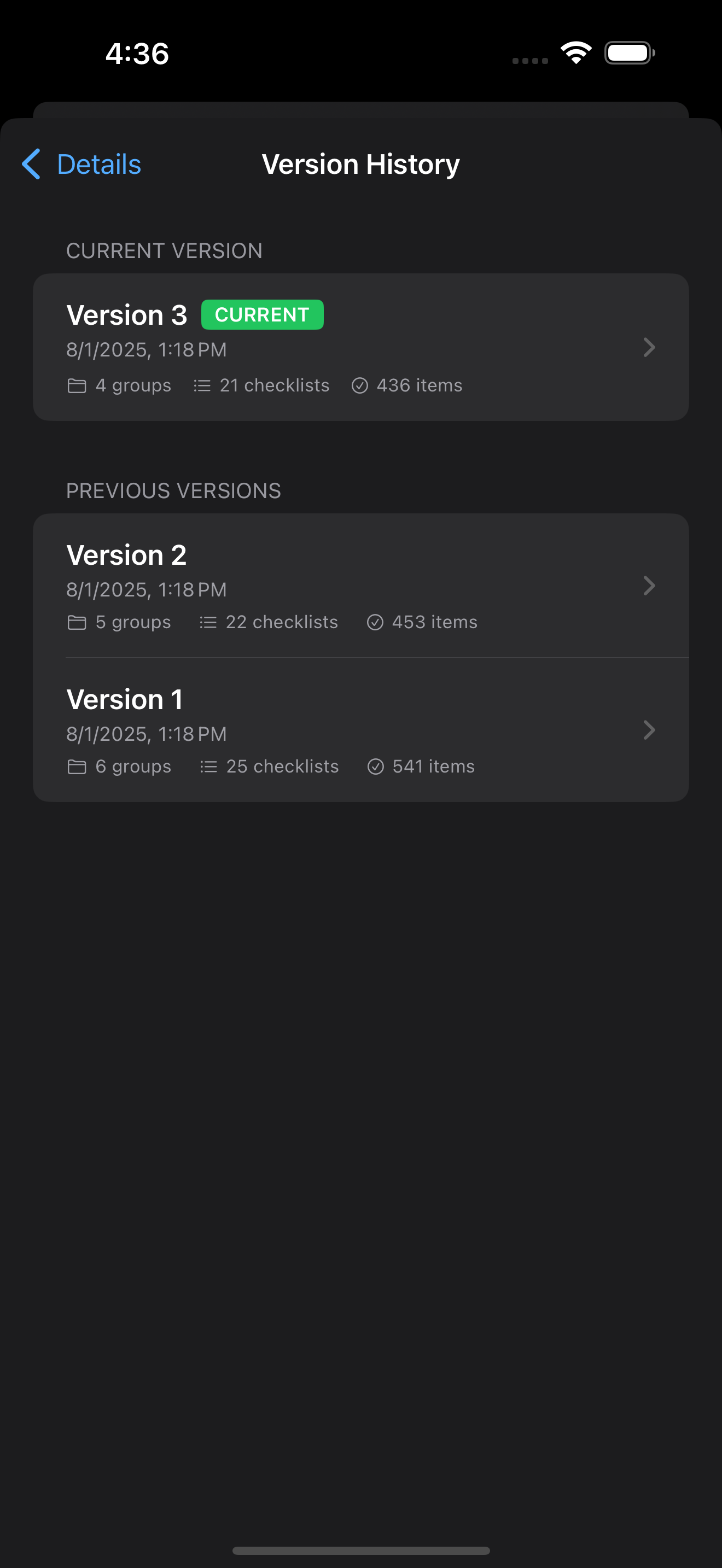 समय के साथ परिवर्तनों को ट्रैक करें